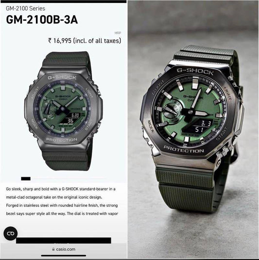 G-Shock  GA2100  Casio Oak premium watch